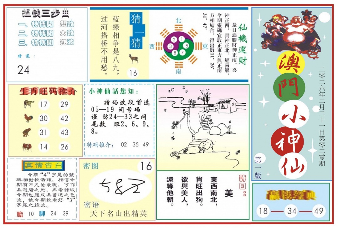 020期澳门小神仙-1[图]